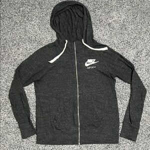 🌸4/$20🌸Nike Gray Lightweight Women's Zip-up Hoodie Medium